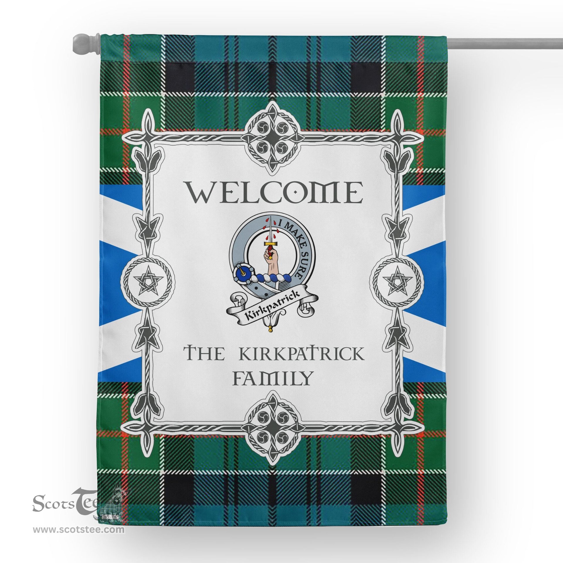 Kirkpatrick Tartan Garden Flag Clan Badge Tartan Flag Scottish Tartan House Flag, tartan garden flag, Tartan Flag, Crest Garden Flag, Garden Flag, Ireland Garden Flag, Family Crest, Custom Flag, Custom Garden Flag, Ireland Custom Flag, clan tartan flags