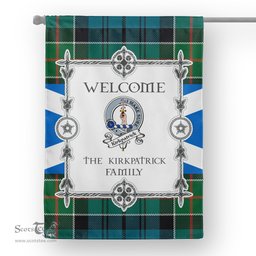 Kirkpatrick Tartan Garden Flag Clan Badge Tartan Flag Scottish Tartan House Flag, tartan garden flag, Tartan Flag, Crest Garden Flag, Garden Flag, Ireland Garden Flag, Family Crest, Custom Flag, Custom Garden Flag, Ireland Custom Flag, clan tartan flags