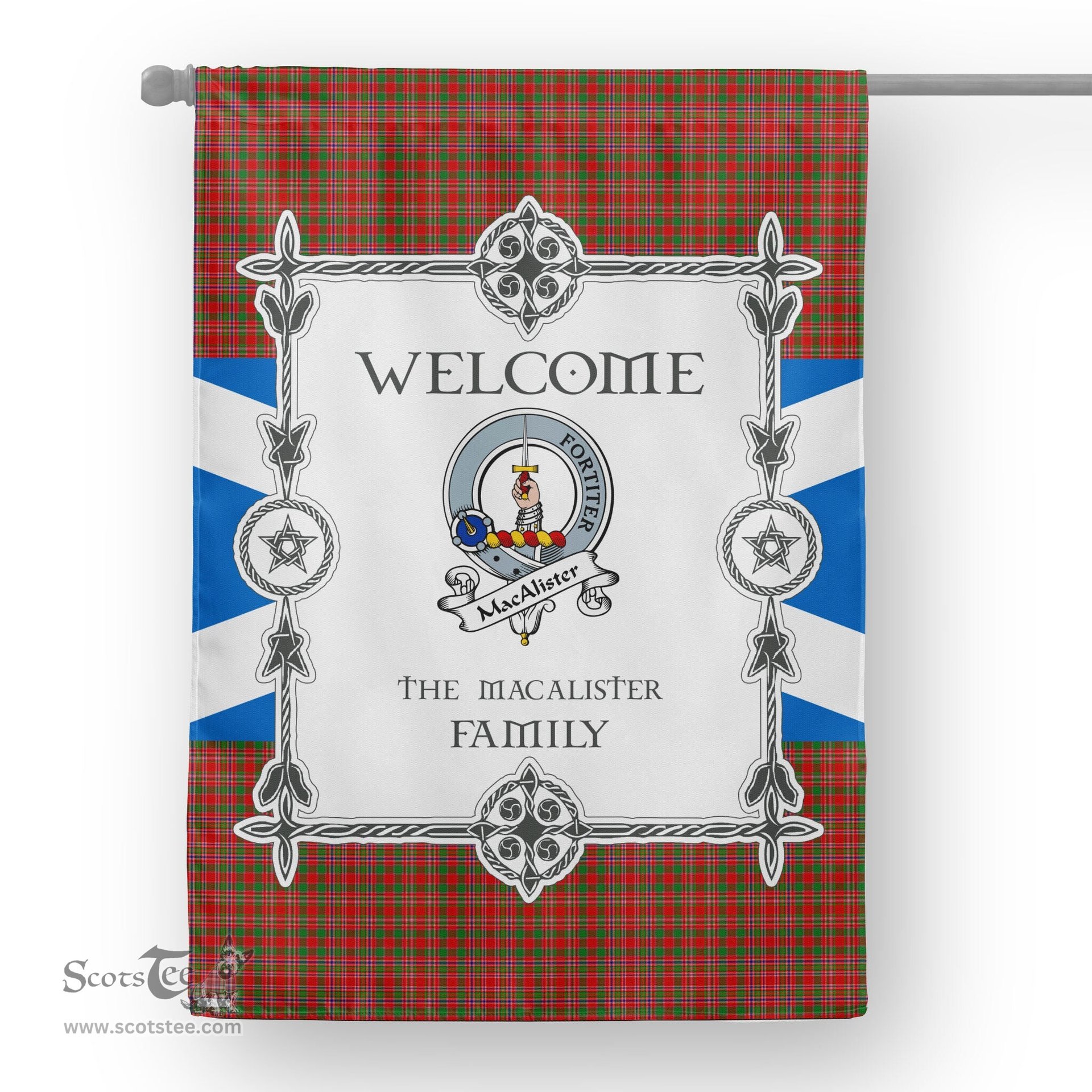 MacAlister Tartan Garden Flag Clan Badge Tartan Flag Scottish Tartan House Flag, tartan garden flag, Tartan Flag, Crest Garden Flag, Garden Flag, Ireland Garden Flag, Family Crest, Custom Flag, Custom Garden Flag, Ireland Custom Flag, clan tartan flags