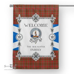 MacAlister Tartan Garden Flag Clan Badge Tartan Flag Scottish Tartan House Flag, tartan garden flag, Tartan Flag, Crest Garden Flag, Garden Flag, Ireland Garden Flag, Family Crest, Custom Flag, Custom Garden Flag, Ireland Custom Flag, clan tartan flags
