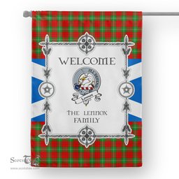 Lennox Tartan Garden Flag Clan Badge Tartan Flag Scottish Tartan House Flag, tartan garden flag, Tartan Flag, Crest Garden Flag, Garden Flag, Ireland Garden Flag, Family Crest, Custom Flag, Custom Garden Flag, Ireland Custom Flag, clan tartan flags