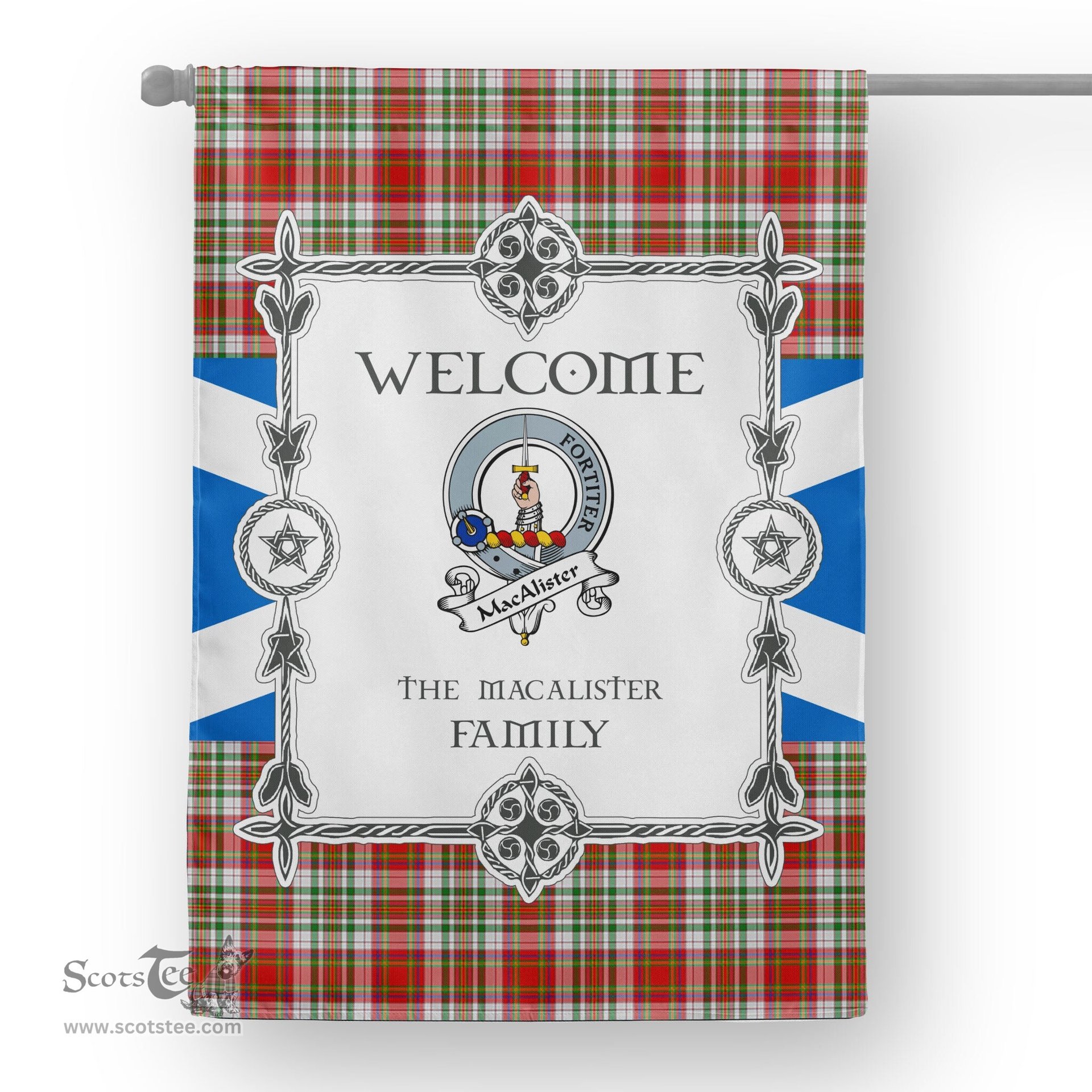 MacAlister Dress Tartan Garden Flag Clan Badge Tartan Flag Scottish Tartan House Flag, tartan garden flag, Tartan Flag, Crest Garden Flag, Garden Flag, Ireland Garden Flag, Family Crest, Custom Flag, Custom Garden Flag, Ireland Custom Flag, clan tartan flags
