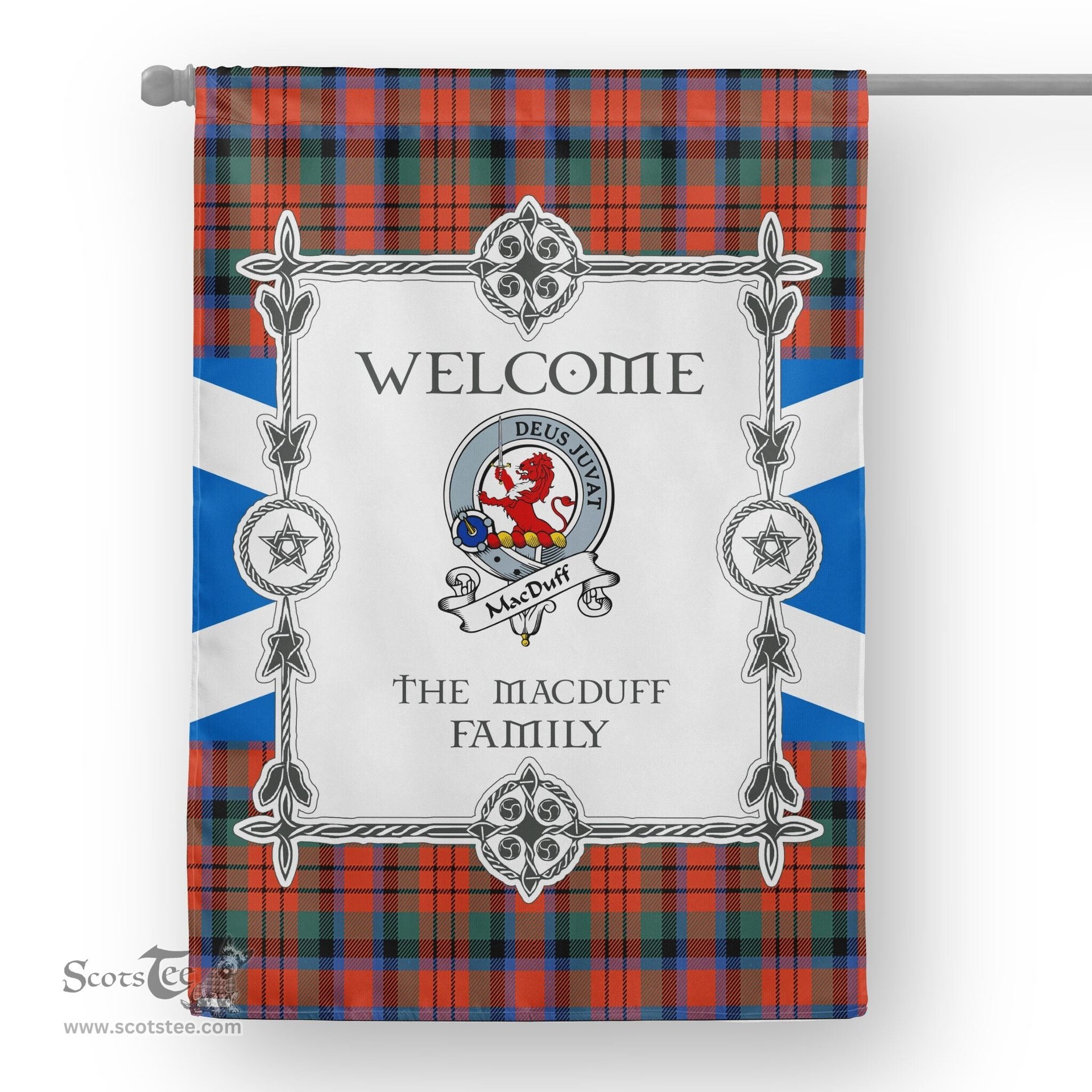 MacDuff Ancient Tartan Garden Flag Clan Badge Tartan Flag Scottish Tartan House Flag, tartan garden flag, Tartan Flag, Crest Garden Flag, Garden Flag, Ireland Garden Flag, Family Crest, Custom Flag, Custom Garden Flag, Ireland Custom Flag, clan tartan flags