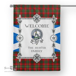Hunter USA Tartan Garden Flag Clan Badge Tartan Flag Scottish Tartan House Flag, tartan garden flag, Tartan Flag, Crest Garden Flag, Garden Flag, Ireland Garden Flag, Family Crest, Custom Flag, Custom Garden Flag, Ireland Custom Flag, clan tartan flags