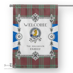 MacGregor Hunting Ancient Tartan Garden Flag Clan Badge Tartan Flag Scottish Tartan House Flag, tartan garden flag, Tartan Flag, Crest Garden Flag, Garden Flag, Ireland Garden Flag, Family Crest, Custom Flag, Custom Garden Flag, Ireland Custom Flag, clan tartan flags