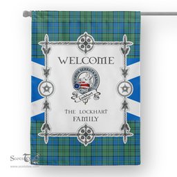 Lockhart Ancient Tartan Garden Flag Clan Badge Tartan Flag Scottish Tartan House Flag, tartan garden flag, Tartan Flag, Crest Garden Flag, Garden Flag, Ireland Garden Flag, Family Crest, Custom Flag, Custom Garden Flag, Ireland Custom Flag, clan tartan flags