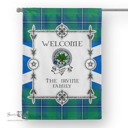 Scotstee Shop Irvine Flag Irvine Ancient Tartan Garden Flag Clan Badge Tartan Flag Scottish Tartan House Flag, tartan garden flag, Tartan Flag, Crest Garden Flag, Garden Flag, Ireland Garden Flag, Family Crest, Custom Flag, Custom Garden Flag, Ireland Custom Flag, clan tartan flags
