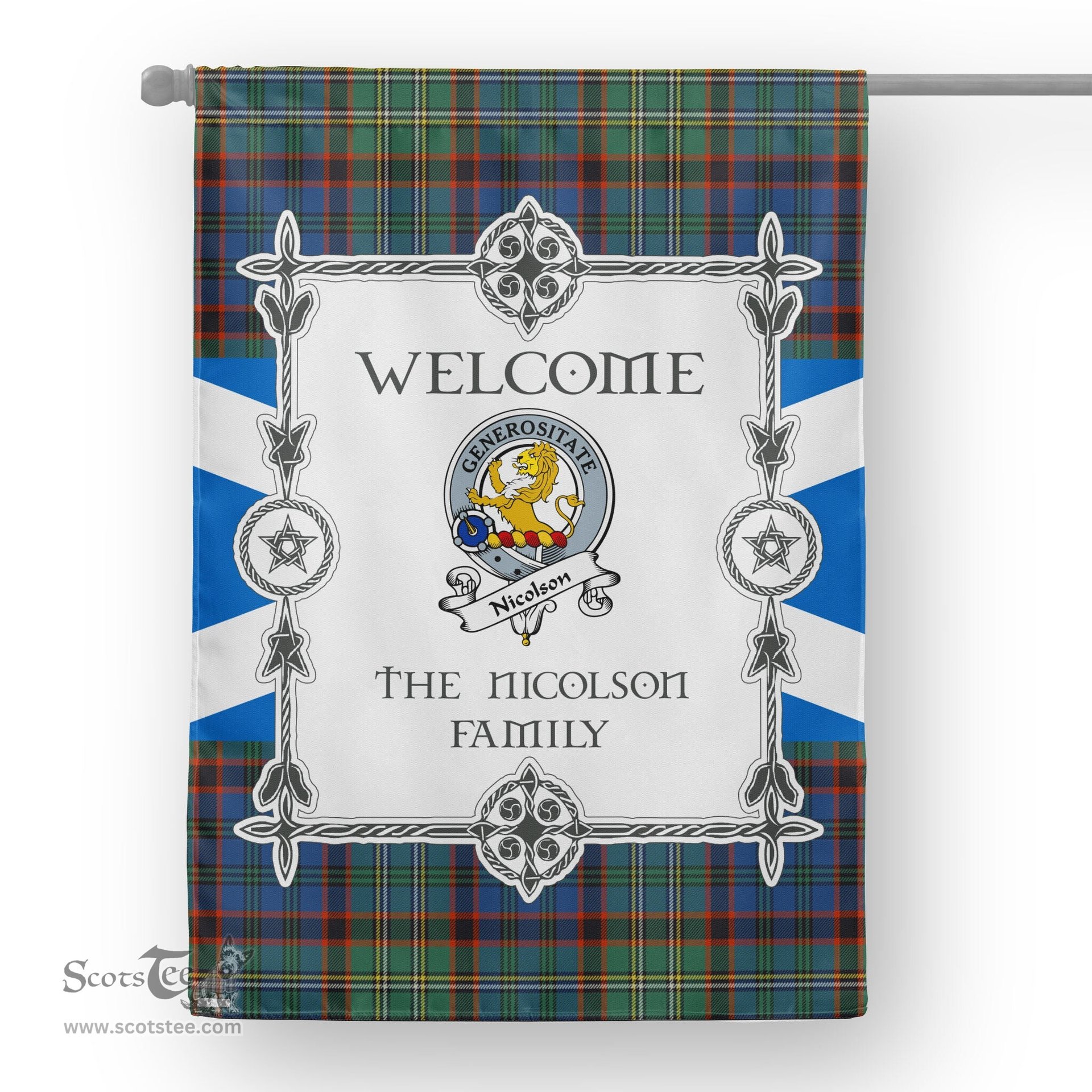 Nicolson Hunting Ancient Tartan Garden Flag Clan Badge Tartan Flag Scottish Tartan House Flag, tartan garden flag, Tartan Flag, Crest Garden Flag, Garden Flag, Ireland Garden Flag, Family Crest, Custom Flag, Custom Garden Flag, Ireland Custom Flag, clan tartan flags