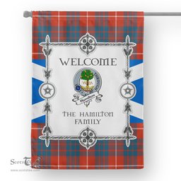 Hamilton Flag Hamilton Ancient Tartan Garden Flag Clan Badge Tartan Flag Scottish Tartan Garden Flag, Tartan House Flag, Tartan Flag, Crest Garden Flag, Garden Flag, Ireland Garden Flag, Family Crest, Custom Flag, Custom Garden Flag, Ireland Custom Flag, Clan Tartan Flags