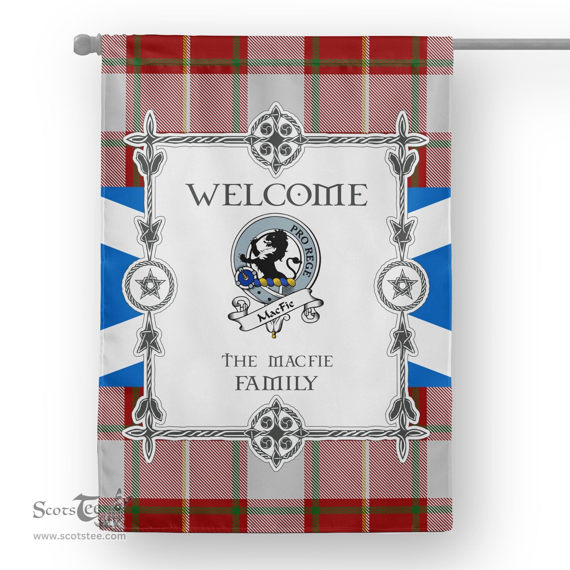 MacFie Tartan Garden Flag Clan Badge Tartan Flag Scottish Tartan House Flag, tartan garden flag, Tartan Flag, Crest Garden Flag, Garden Flag, Ireland Garden Flag, Family Crest, Custom Flag, Custom Garden Flag, Ireland Custom Flag, clan tartan flags