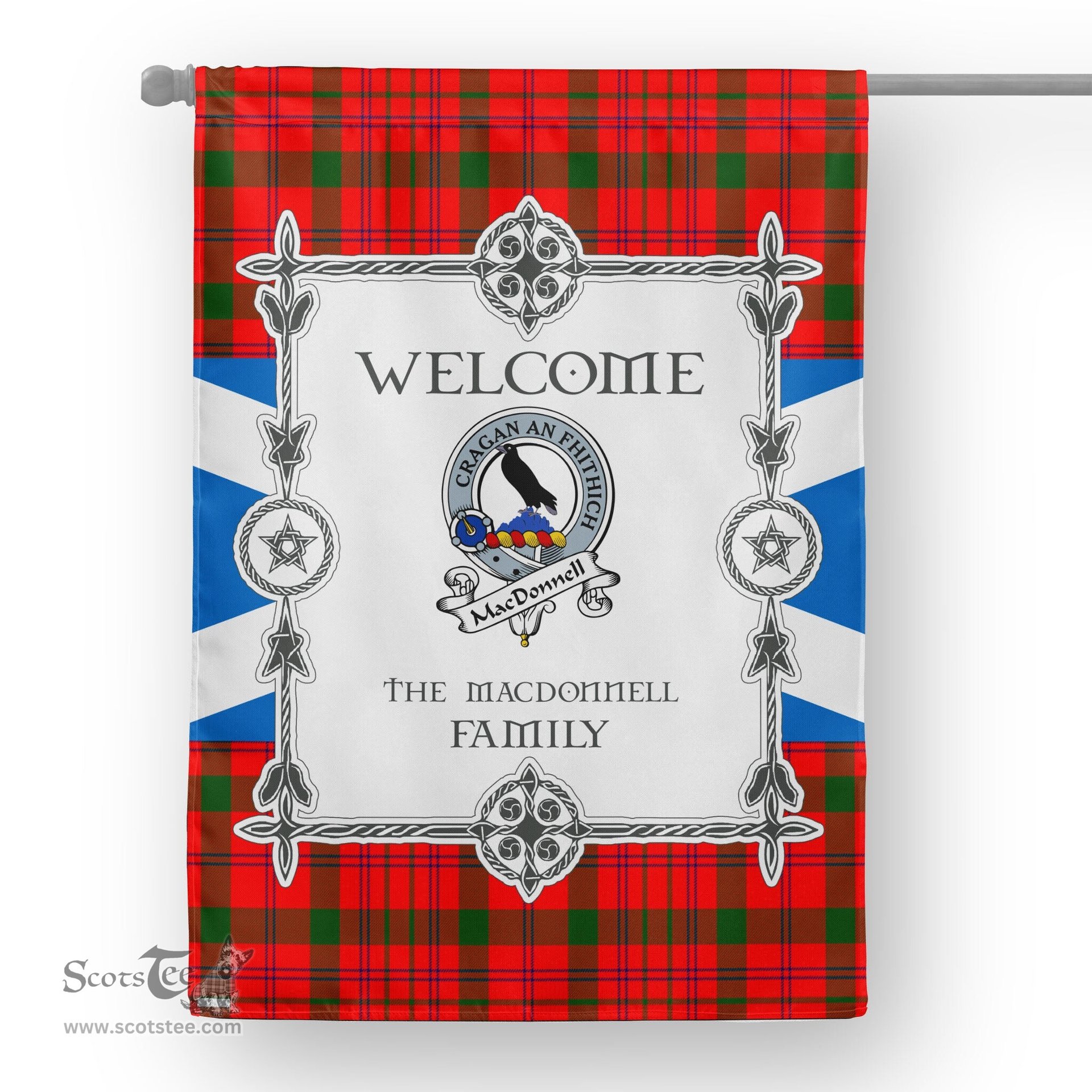 MacDonnell Of Keppoch Modern Tartan Garden Flag Clan Badge Tartan Flag Scottish Tartan House Flag, tartan garden flag, Tartan Flag, Crest Garden Flag, Garden Flag, Ireland Garden Flag, Family Crest, Custom Flag, Custom Garden Flag, Ireland Custom Flag, clan tartan flags
