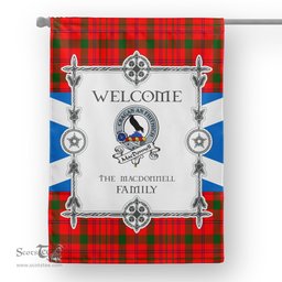 MacDonnell Of Keppoch Modern Tartan Garden Flag Clan Badge Tartan Flag Scottish Tartan House Flag, tartan garden flag, Tartan Flag, Crest Garden Flag, Garden Flag, Ireland Garden Flag, Family Crest, Custom Flag, Custom Garden Flag, Ireland Custom Flag, clan tartan flags