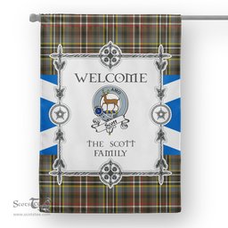 Scott Green Weathered Tartan Garden Flag Clan Badge Tartan Flag Scottish Tartan House Flag, tartan garden flag, Tartan Flag, Crest Garden Flag, Garden Flag, Ireland Garden Flag, Family Crest, Custom Flag, Custom Garden Flag, Ireland Custom Flag, clan tartan flags