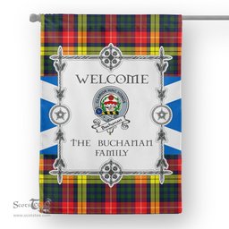Scotstee Shop Buchanan Modern Tartan Garden Flag Clan Badge Tartan Flag Scottish Tartan House Flag, tartan garden flag, Tartan Flag, Crest Garden Flag, Garden Flag, Ireland Garden Flag, Family Crest, Custom Flag, Custom Garden Flag, Ireland Custom Flag, clan tartan flags