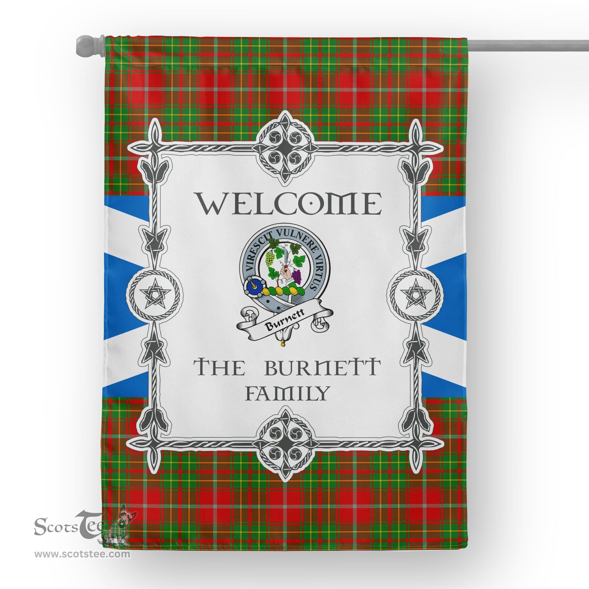 Scotstee Shop Burnett Tartan Garden Flag Clan Badge Tartan Flag Scottish Tartan House Flag, tartan garden flag, Tartan Flag, Crest Garden Flag, Garden Flag, Ireland Garden Flag, Family Crest, Custom Flag, Custom Garden Flag, Ireland Custom Flag, clan tartan flags