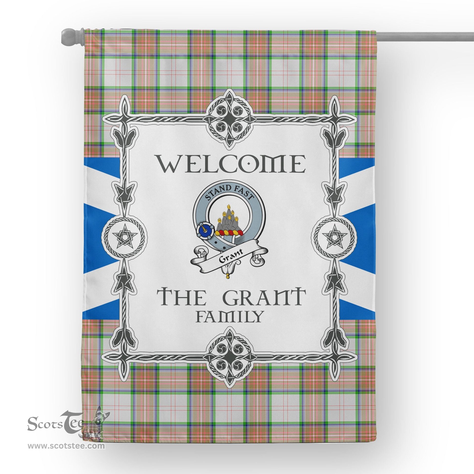 Grant Of Auchnarrow Tartan Garden Flag Clan Badge Tartan Flag Scottish Tartan Garden Flag, Tartan House Flag, Tartan Flag, Crest Garden Flag, Garden Flag, Ireland Garden Flag, Family Crest, Custom Flag, Custom Garden Flag, Ireland Custom Flag, Clan Tartan Flags