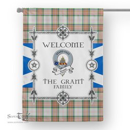 Grant Of Auchnarrow Tartan Garden Flag Clan Badge Tartan Flag Scottish Tartan Garden Flag, Tartan House Flag, Tartan Flag, Crest Garden Flag, Garden Flag, Ireland Garden Flag, Family Crest, Custom Flag, Custom Garden Flag, Ireland Custom Flag, Clan Tartan Flags