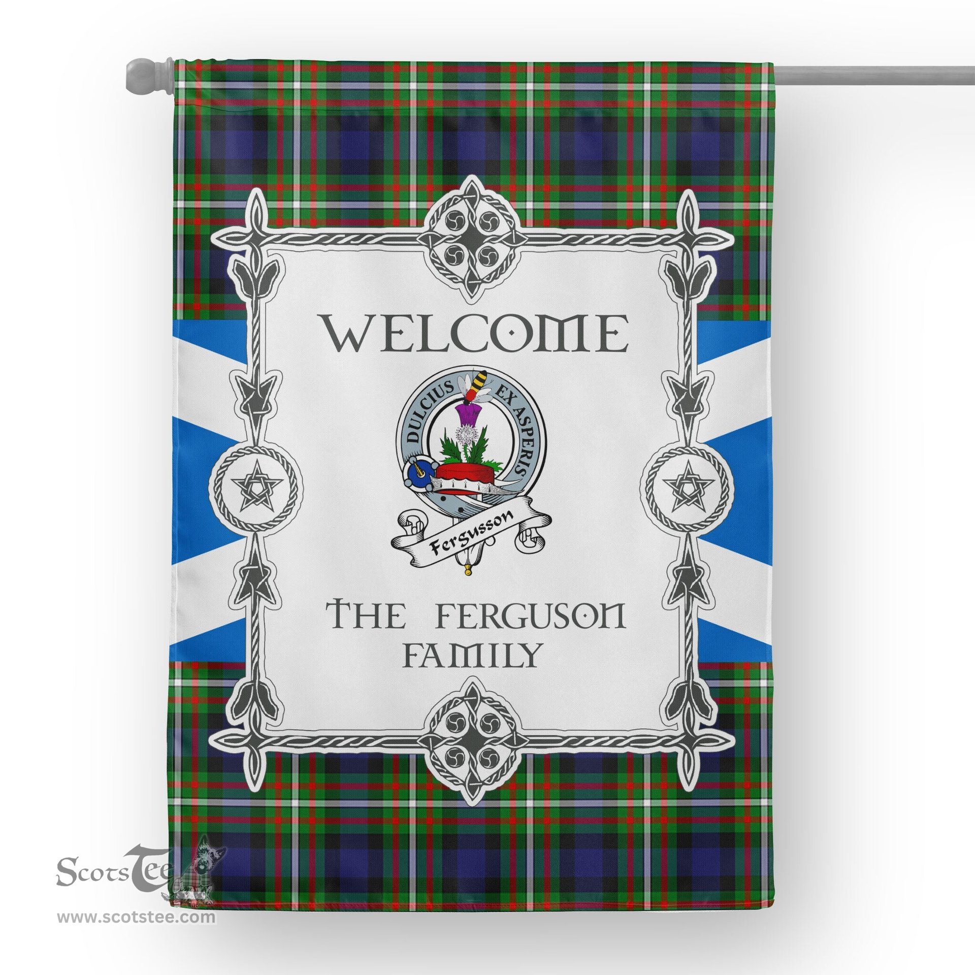 Scotstee Shop Ferguson Tartan Garden Flag Clan Badge Tartan Flag Scottish Tartan House Flag, tartan garden flag, Tartan Flag, Crest Garden Flag, Garden Flag, Ireland Garden Flag, Family Crest, Custom Flag, Custom Garden Flag, Ireland Custom Flag, clan tartan flags