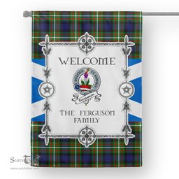 Scotstee Shop Ferguson Tartan Garden Flag Clan Badge Tartan Flag Scottish Tartan House Flag, tartan garden flag, Tartan Flag, Crest Garden Flag, Garden Flag, Ireland Garden Flag, Family Crest, Custom Flag, Custom Garden Flag, Ireland Custom Flag, clan tartan flags