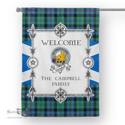 Scotstee Shop Campbell Of Cawdor Ancient Tartan Garden Flag Clan Badge Tartan Flag Scottish Tartan House Flag, tartan garden flag, Tartan Flag, Crest Garden Flag, Garden Flag, Ireland Garden Flag, Family Crest, Custom Flag, Custom Garden Flag, Ireland Custom Flag, clan tartan flags