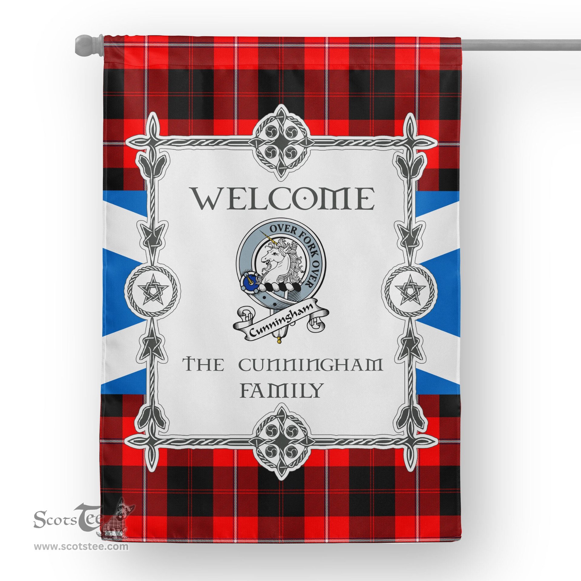 Scotstee Shop Cunningham Modern Tartan Garden Flag Clan Badge Tartan Flag Scottish Tartan House Flag, tartan garden flag, Tartan Flag, Crest Garden Flag, Garden Flag, Ireland Garden Flag, Family Crest, Custom Flag, Custom Garden Flag, Ireland Custom Flag, clan tartan flags