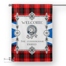 Scotstee Shop Cunningham Modern Tartan Garden Flag Clan Badge Tartan Flag Scottish Tartan House Flag, tartan garden flag, Tartan Flag, Crest Garden Flag, Garden Flag, Ireland Garden Flag, Family Crest, Custom Flag, Custom Garden Flag, Ireland Custom Flag, clan tartan flags