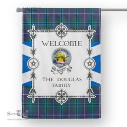 Scotstee Shop Douglas Flag Douglas Modern Tartan Garden Flag Clan Badge Tartan Flag Scottish Tartan House Flag, tartan garden flag, Tartan Flag, Crest Garden Flag, Garden Flag, Ireland Garden Flag, Family Crest, Custom Flag, Custom Garden Flag, Ireland Custom Flag, clan tartan flags