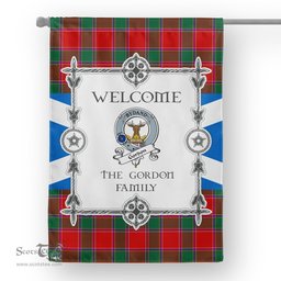 Gordon Of Abergeldie Tartan Garden Flag Clan Badge Tartan Flag Scottish Tartan Garden Flag, Tartan House Flag, Tartan Flag, Crest Garden Flag, Garden Flag, Ireland Garden Flag, Family Crest, Custom Flag, Custom Garden Flag, Ireland Custom Flag, Clan Tartan Flags