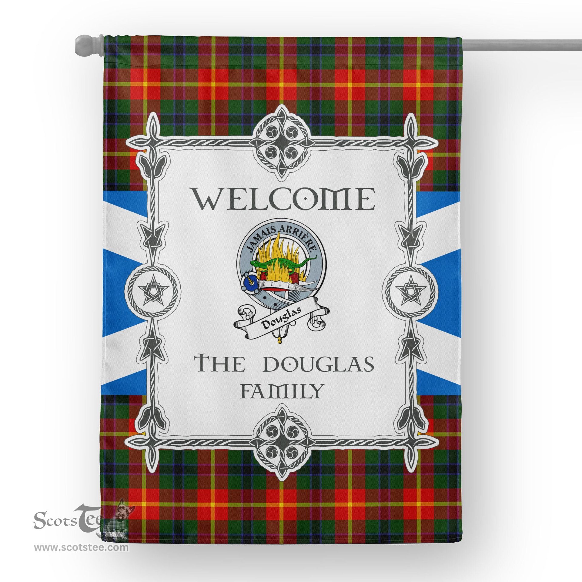Scotstee Shop Douglas Flag Douglas Of Roxburgh Tartan Garden Flag Clan Badge Tartan Flag Scottish Tartan House Flag, tartan garden flag, Tartan Flag, Crest Garden Flag, Garden Flag, Ireland Garden Flag, Family Crest, Custom Flag, Custom Garden Flag, Ireland Custom Flag, clan tartan flags