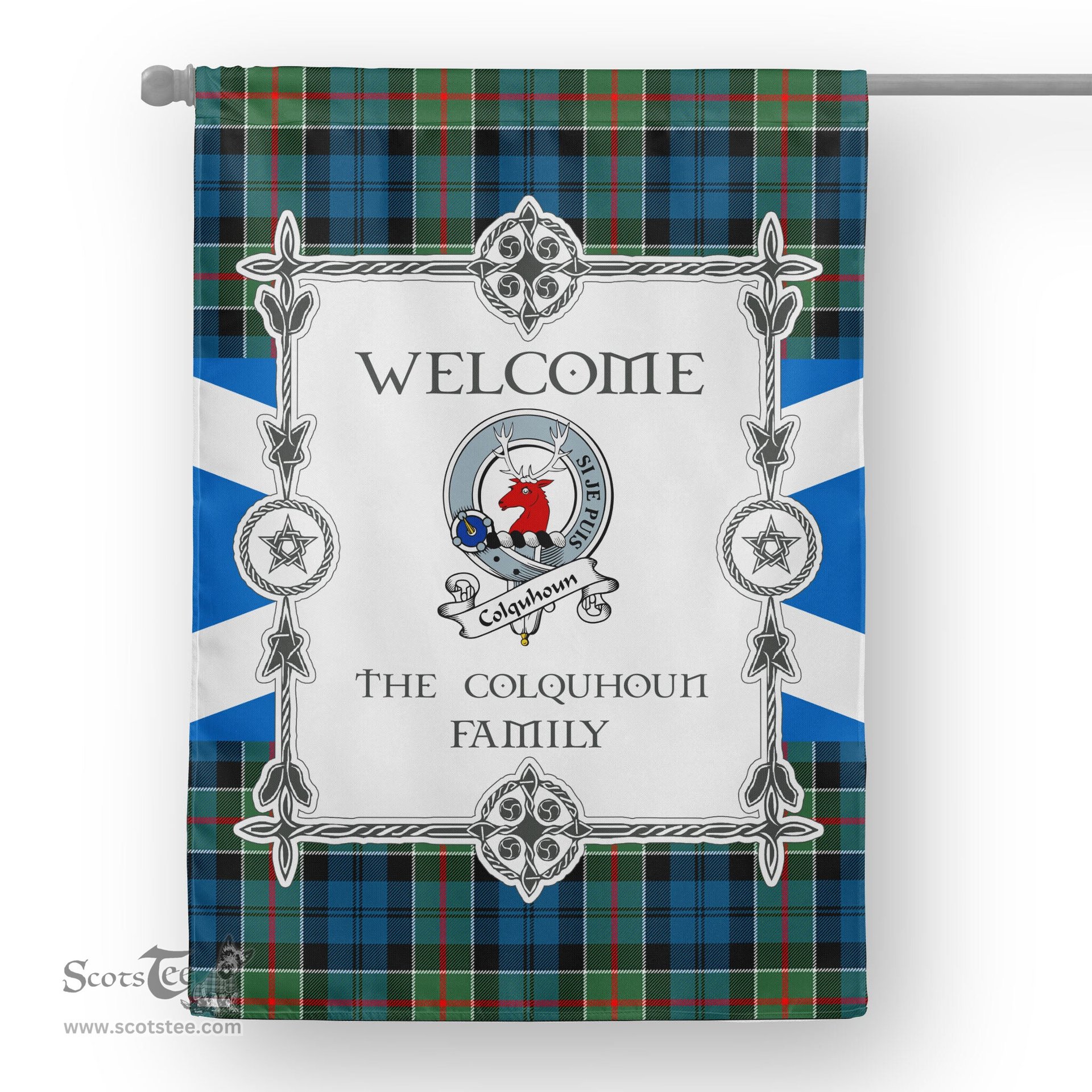Scotstee Shop Colquhoun Ancient Tartan Garden Flag Clan Badge Tartan Flag Scottish Tartan House Flag, tartan garden flag, Tartan Flag, Crest Garden Flag, Garden Flag, Ireland Garden Flag, Family Crest, Custom Flag, Custom Garden Flag, Ireland Custom Flag, clan tartan flags