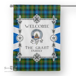 Grant Hunting Tartan Garden Flag Clan Badge Tartan Flag Scottish Tartan Garden Flag, Tartan House Flag, Tartan Flag, Crest Garden Flag, Garden Flag, Ireland Garden Flag, Family Crest, Custom Flag, Custom Garden Flag, Ireland Custom Flag, Clan Tartan Flags