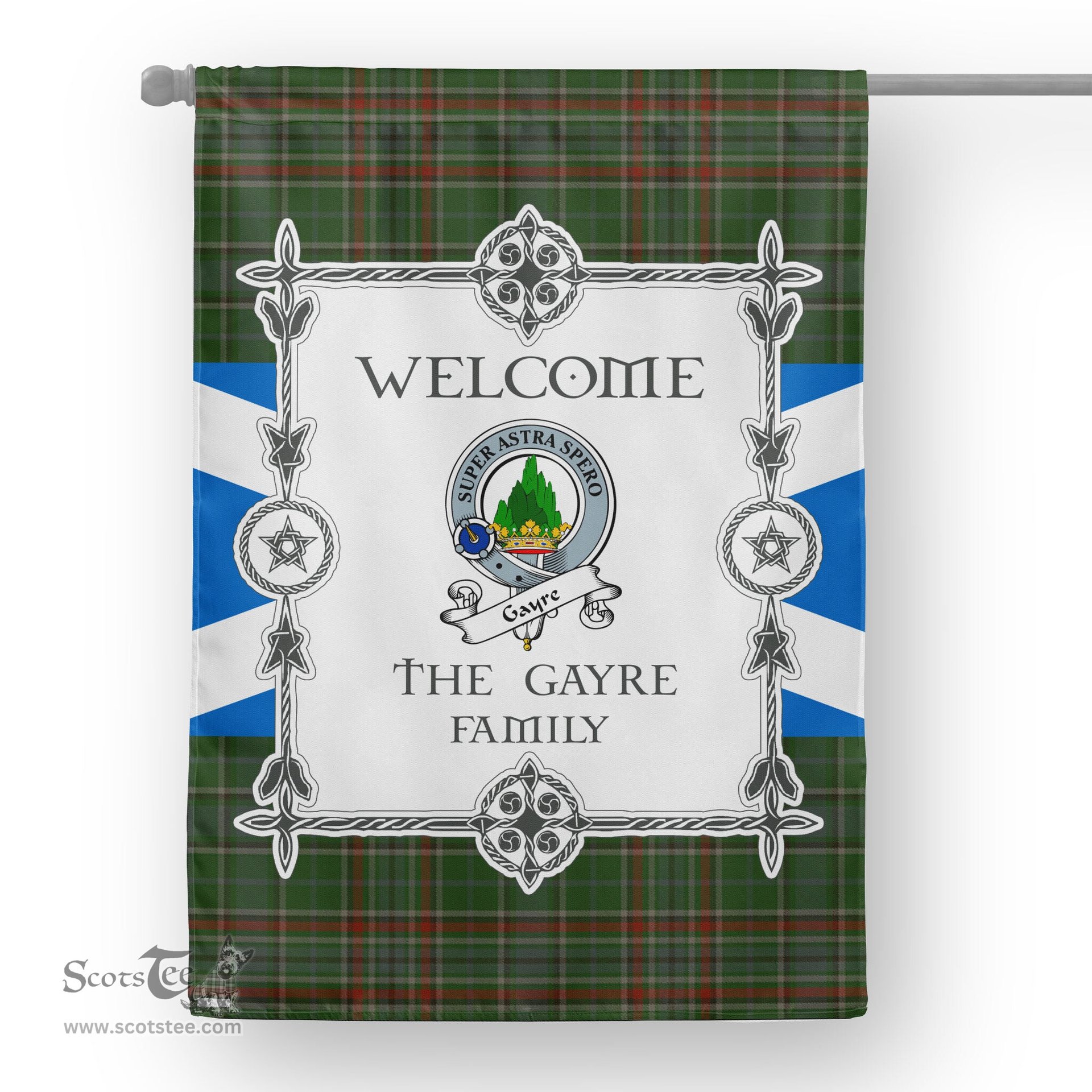 Gayre Tartan Garden Flag Clan Badge Tartan Flag Scottish Tartan Garden Flag, Tartan House Flag, Tartan Flag, Crest Garden Flag, Garden Flag, Ireland Garden Flag, Family Crest, Custom Flag, Custom Garden Flag, Ireland Custom Flag, Clan Tartan Flags