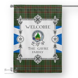 Gayre Tartan Garden Flag Clan Badge Tartan Flag Scottish Tartan Garden Flag, Tartan House Flag, Tartan Flag, Crest Garden Flag, Garden Flag, Ireland Garden Flag, Family Crest, Custom Flag, Custom Garden Flag, Ireland Custom Flag, Clan Tartan Flags