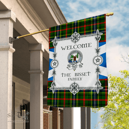 Scotstee Shop Bisset Pattern Tartan Garden Flag Clan Badge Tartan Flag Scottish Tartan House Flag, tartan garden flag, Tartan Flag, Crest Garden Flag, Garden Flag, Ireland Garden Flag, Family Crest, Custom Flag, Custom Garden Flag, Ireland Custom Flag, clan tartan flags