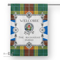 Scotstee Shop Buchanan Old Sett Tartan Garden Flag Clan Badge Tartan Flag Scottish Tartan House Flag, tartan garden flag, Tartan Flag, Crest Garden Flag, Garden Flag, Ireland Garden Flag, Family Crest, Custom Flag, Custom Garden Flag, Ireland Custom Flag, clan tartan flags