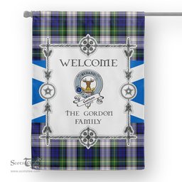 Gordon Dress Modern Tartan Garden Flag Clan Badge Tartan Flag Scottish Tartan Garden Flag, Tartan House Flag, Tartan Flag, Crest Garden Flag, Garden Flag, Ireland Garden Flag, Family Crest, Custom Flag, Custom Garden Flag, Ireland Custom Flag, Clan Tartan Flags