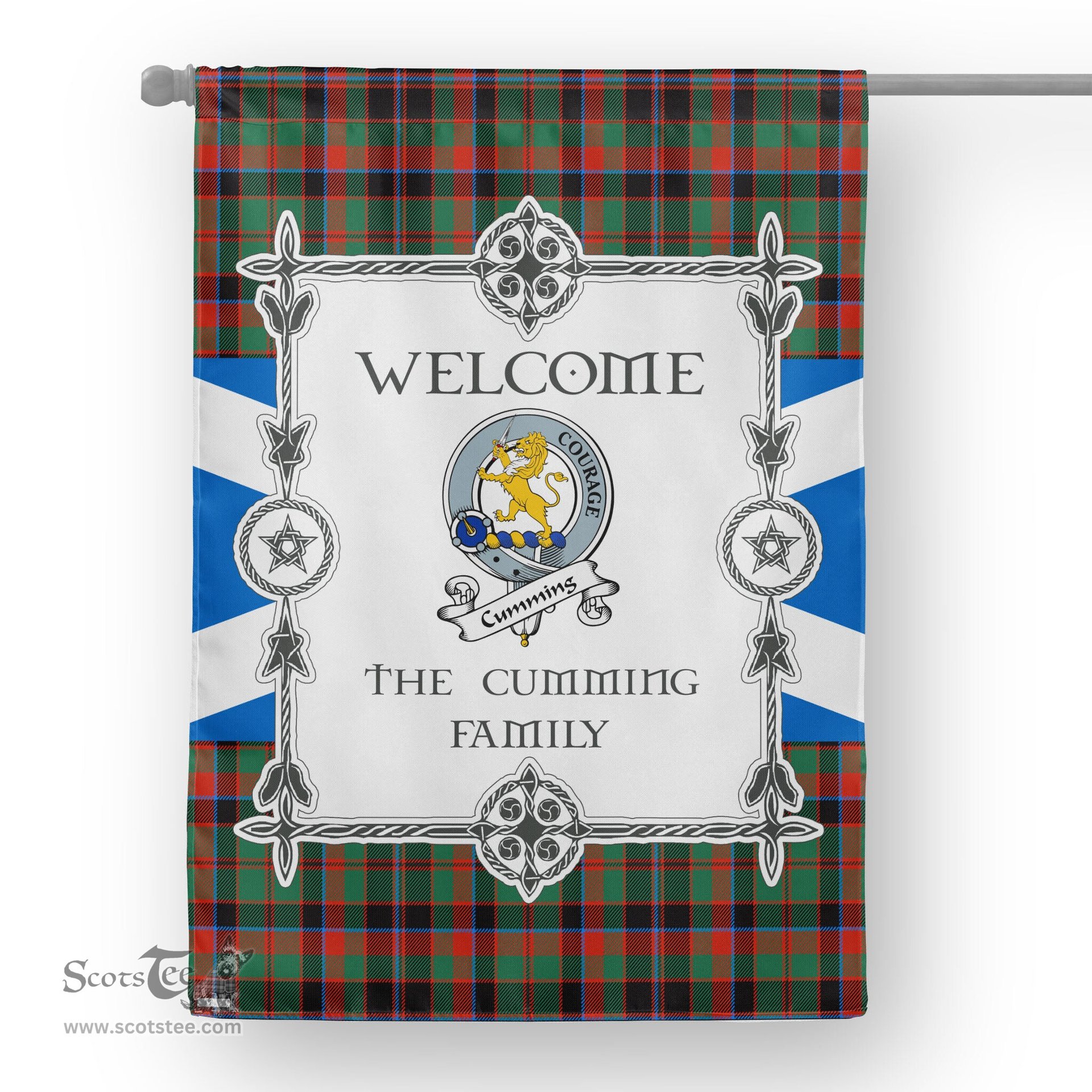 Scotstee Shop Cumming Hunting Ancient Tartan Garden Flag Clan Badge Tartan Flag Scottish Tartan House Flag, tartan garden flag, Tartan Flag, Crest Garden Flag, Garden Flag, Ireland Garden Flag, Family Crest, Custom Flag, Custom Garden Flag, Ireland Custom Flag, clan tartan flags
