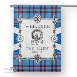 Elliot Ancient Tartan Garden Flag Clan Badge Tartan Flag Scottish Tartan Garden Flag, Tartan House Flag, Tartan Flag, Crest Garden Flag, Garden Flag, Ireland Garden Flag, Family Crest, Custom Flag, Custom Garden Flag, Ireland Custom Flag, Clan Tartan Flags