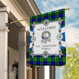 Scotstee Shop Armstrong Tartan Garden Flag Clan Badge Tartan Flag Scottish Tartan House Flag, tartan garden flag, Tartan Flag, Crest Garden Flag, Garden Flag, Ireland Garden Flag, Family Crest, Custom Flag, Custom Garden Flag, Ireland Custom Flag, clan tartan flags