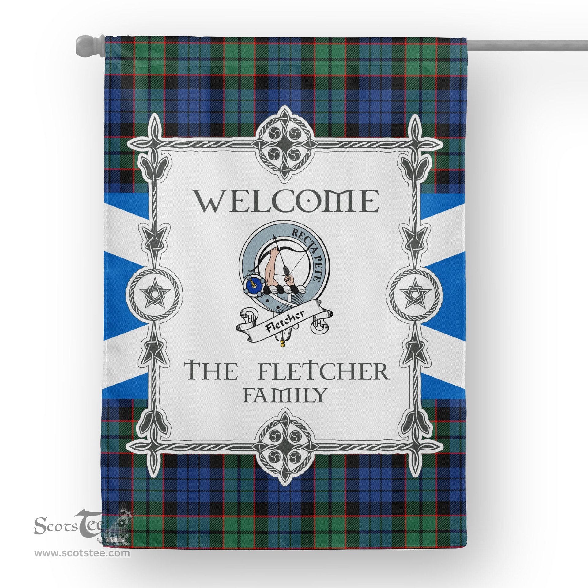 Fletcher Ancient Tartan Garden Flag Clan Badge Tartan Flag Scottish Tartan Garden Flag, Tartan House Flag, Tartan Flag, Crest Garden Flag, Garden Flag, Ireland Garden Flag, Family Crest, Custom Flag, Custom Garden Flag, Ireland Custom Flag, Clan Tartan Flags