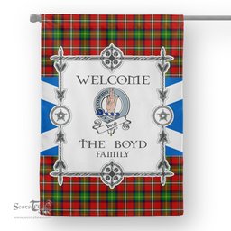 Scotstee Shop Boyd Tartan Garden Flag Clan Badge Tartan Flag Scottish Tartan House Flag, tartan garden flag, Tartan Flag, Crest Garden Flag, Garden Flag, Ireland Garden Flag, Family Crest, Custom Flag, Custom Garden Flag, Ireland Custom Flag, clan tartan flags