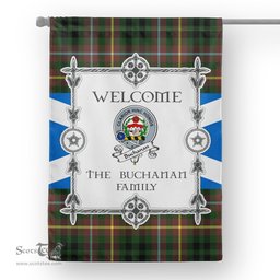 Scotstee Shop Buchanan Hunting Tartan Garden Flag Clan Badge Tartan Flag Scottish Tartan House Flag, tartan garden flag, Tartan Flag, Crest Garden Flag, Garden Flag, Ireland Garden Flag, Family Crest, Custom Flag, Custom Garden Flag, Ireland Custom Flag, clan tartan flags