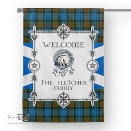 Fletcher Of Dunan Tartan Garden Flag Clan Badge Tartan Flag Scottish Tartan Garden Flag, Tartan House Flag, Tartan Flag, Crest Garden Flag, Garden Flag, Ireland Garden Flag, Family Crest, Custom Flag, Custom Garden Flag, Ireland Custom Flag, Clan Tartan Flags