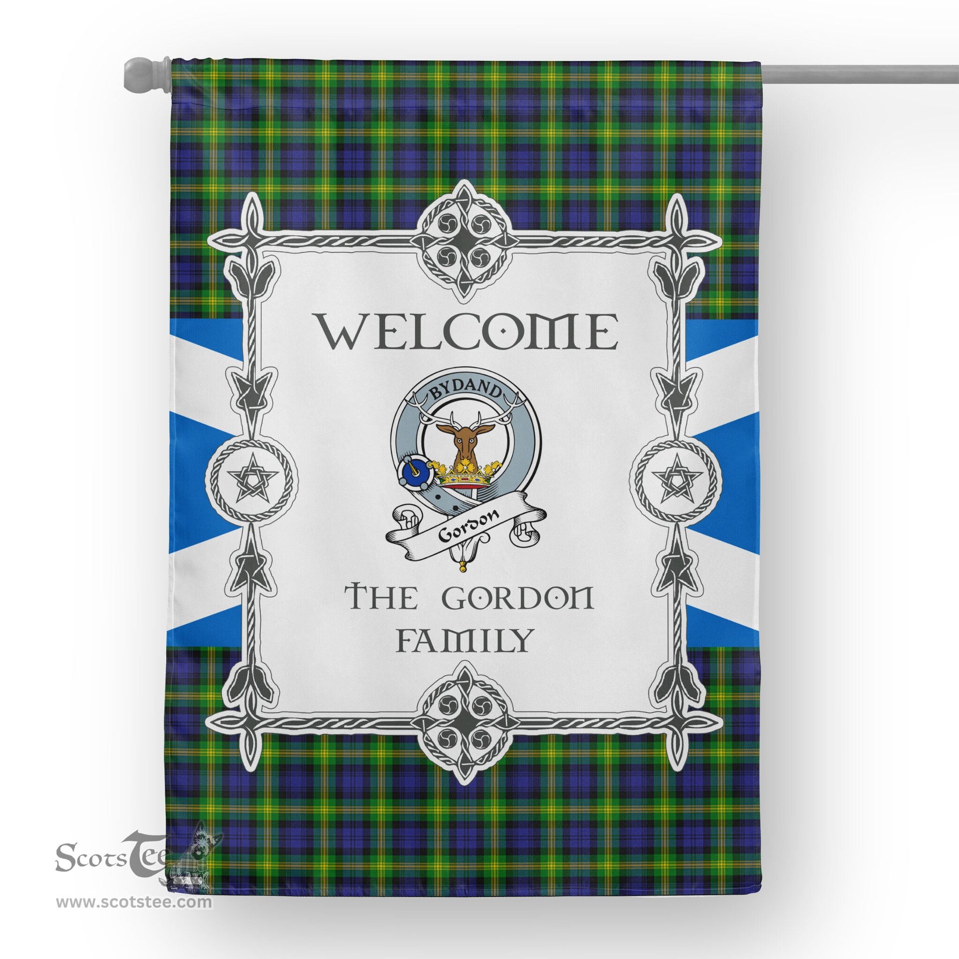 Gordon Tartan Garden Flag Clan Badge Tartan Flag Scottish Tartan Garden Flag, Tartan House Flag, Tartan Flag, Crest Garden Flag, Garden Flag, Ireland Garden Flag, Family Crest, Custom Flag, Custom Garden Flag, Ireland Custom Flag, Clan Tartan Flags