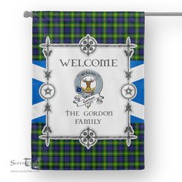 Gordon Tartan Garden Flag Clan Badge Tartan Flag Scottish Tartan Garden Flag, Tartan House Flag, Tartan Flag, Crest Garden Flag, Garden Flag, Ireland Garden Flag, Family Crest, Custom Flag, Custom Garden Flag, Ireland Custom Flag, Clan Tartan Flags