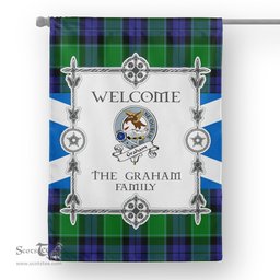 Graham Of Menteith Modern Tartan Garden Flag Clan Badge Tartan Flag Scottish Tartan Garden Flag, Tartan House Flag, Tartan Flag, Crest Garden Flag, Garden Flag, Ireland Garden Flag, Family Crest, Custom Flag, Custom Garden Flag, Ireland Custom Flag, Clan Tartan Flags