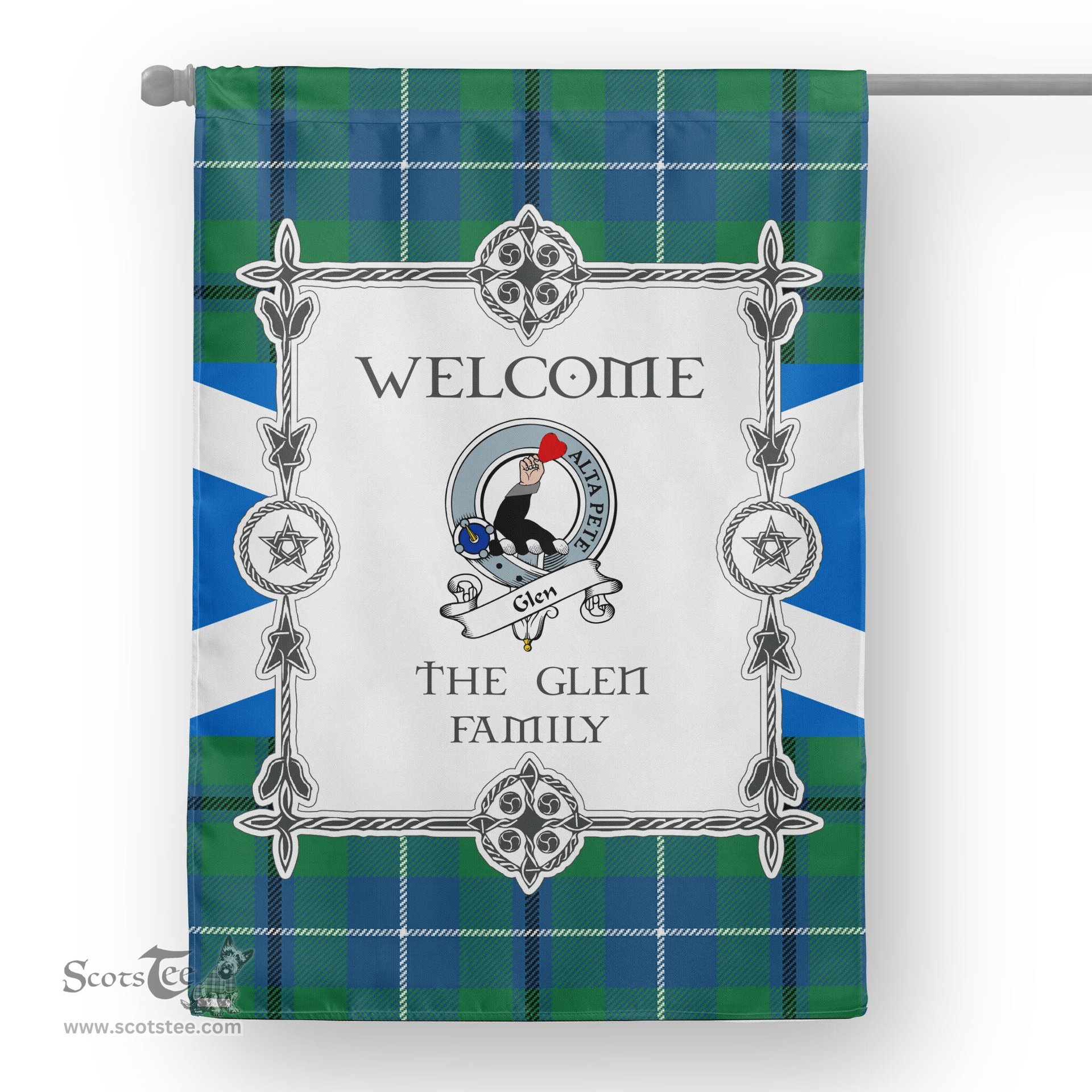 Glen Ancient Tartan Garden Flag Clan Badge Tartan Flag Scottish Tartan Garden Flag, Tartan House Flag, Tartan Flag, Crest Garden Flag, Garden Flag, Ireland Garden Flag, Family Crest, Custom Flag, Custom Garden Flag, Ireland Custom Flag, Clan Tartan Flags