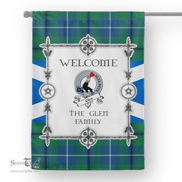 Glen Ancient Tartan Garden Flag Clan Badge Tartan Flag Scottish Tartan Garden Flag, Tartan House Flag, Tartan Flag, Crest Garden Flag, Garden Flag, Ireland Garden Flag, Family Crest, Custom Flag, Custom Garden Flag, Ireland Custom Flag, Clan Tartan Flags