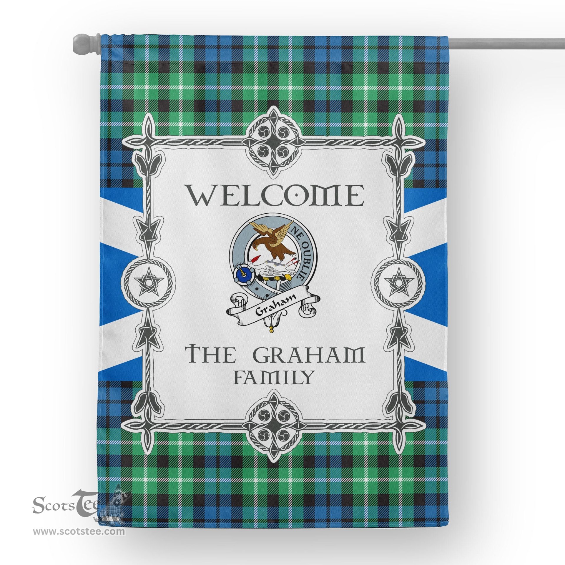 Graham Of Montrose Ancient Tartan Garden Flag Clan Badge Tartan Flag Scottish Tartan Garden Flag, Tartan House Flag, Tartan Flag, Crest Garden Flag, Garden Flag, Ireland Garden Flag, Family Crest, Custom Flag, Custom Garden Flag, Ireland Custom Flag, Clan Tartan Flags