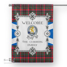 Scotstee Shop Cumming Hunting Modern Tartan Garden Flag Clan Badge Tartan Flag Scottish Tartan House Flag, tartan garden flag, Tartan Flag, Crest Garden Flag, Garden Flag, Ireland Garden Flag, Family Crest, Custom Flag, Custom Garden Flag, Ireland Custom Flag, clan tartan flags